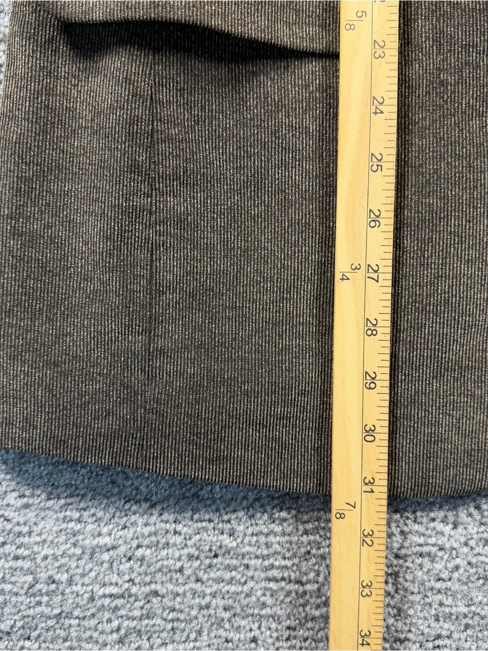 CHAPS Corduroy Sport Coat Blazer Men 40R Brown Elbow Patches Academia Prep Wale